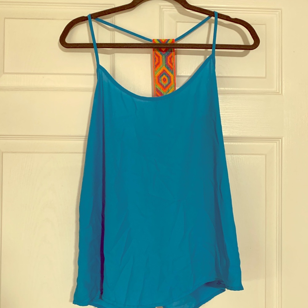 Blue tank top